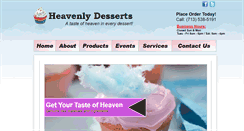 Desktop Screenshot of heavenly-dessertstx.com